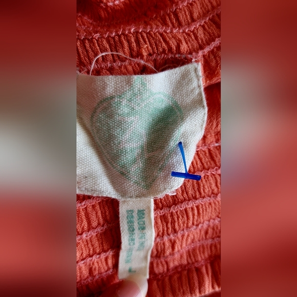 Z&L Europe Deja 100% Viscose Elegant Coral Off-Shoulder Embroidered Dress Large - Picture 2 of 16